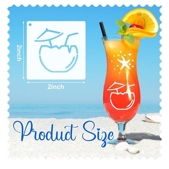 Reusable Eco-Friendly Stencil Set for DIY Crafts - 100+ Creative Designs - Picture 2 of 4